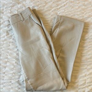 Babaton Beige Leather Pants